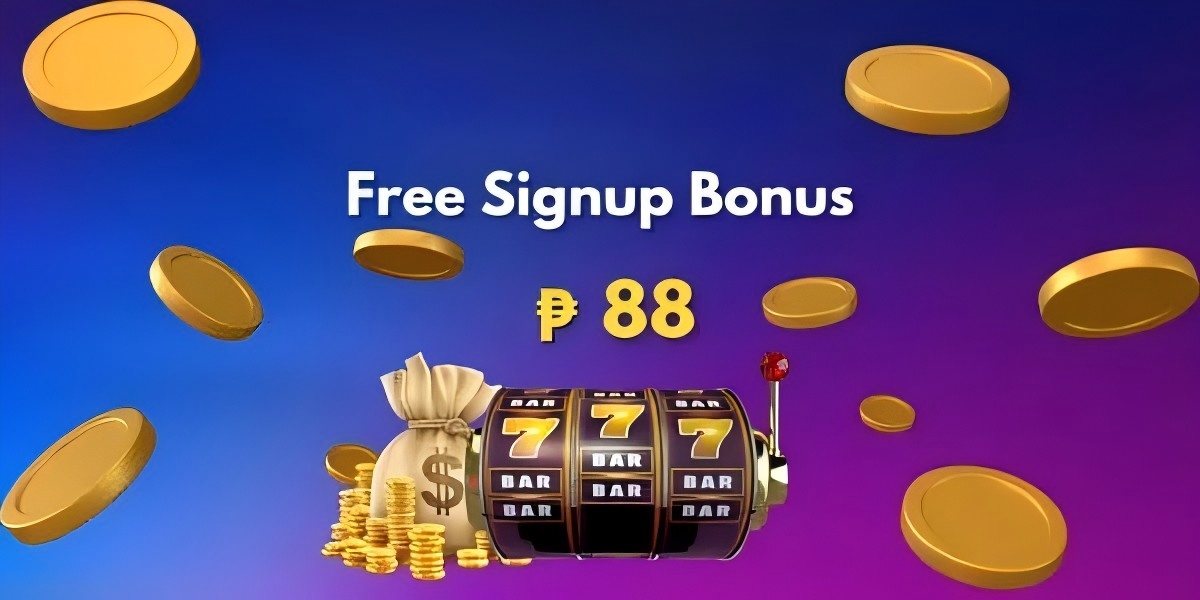 Máy slot, số 7 may mắn, túi tiền và đồng xu vàng trong banner thưởng đăng ký