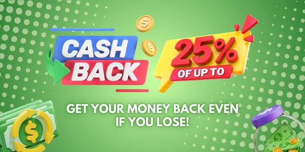 Banner vòng quay may mắn và giải thưởng hằng tuần